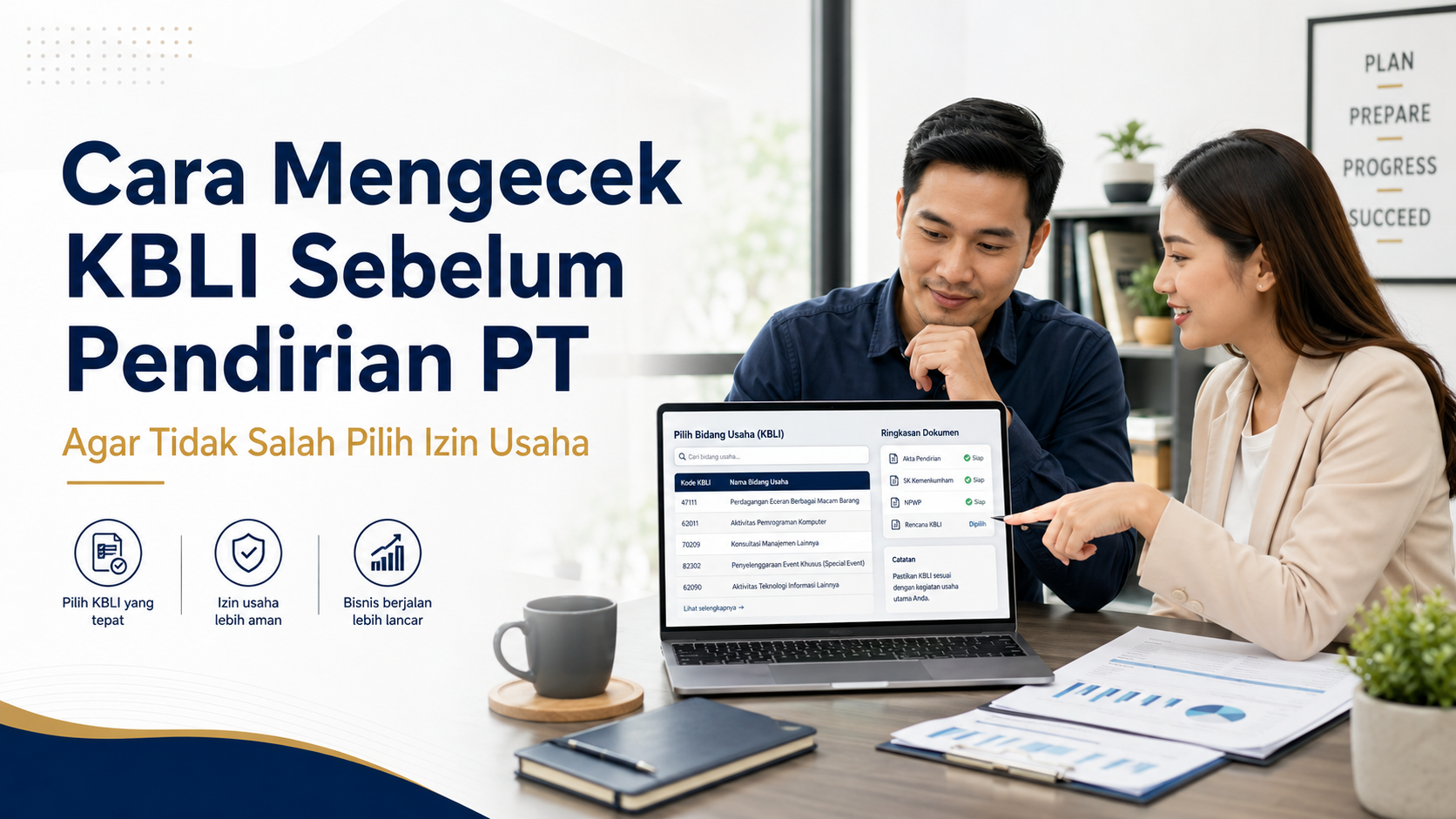 Konsultasi pemilihan KBLI sebelum pendirian PT
